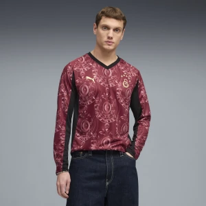 PUMA Męska trzecia koszulka Galatasaray SK z długim rękawem, Odzież, Czerwony,