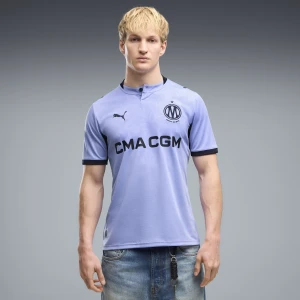 PUMA Męska trzecia koszulka Olympique Marsylia 26 / 27, Akcesoria, Fioletowy