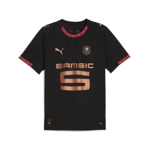 PUMA Męska trzecia koszulka Stade Rennais F.C. 25/26, Akcesoria, Czarny,
