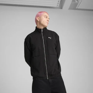 PUMA Męska wiatrówka Style, Odzież, Czarny,