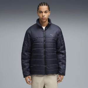 PUMA Męska wyściełana kurtka Essentials, Odzież, Niebieski,