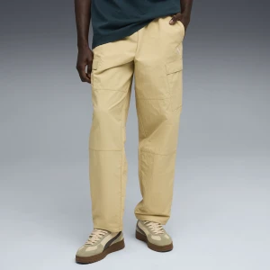 PUMA Męskie bojówki o luźnym kroju WARDROBE ESS, Odzież, Czarny,