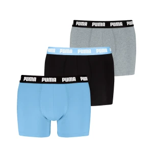 PUMA Męskie bokserki (3 pary), Odzież, Szary,