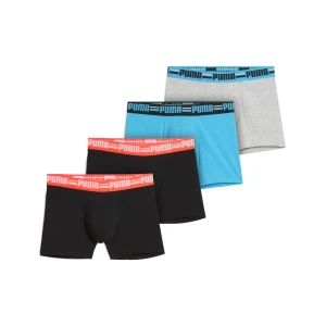 PUMA Męskie bokserki (4 pary), Odzież, Niebieski,