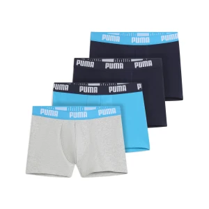PUMA Męskie bokserki (4 pary), Odzież, Niebieski,