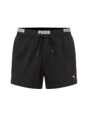 Puma Męskie spodenki kąpielowe Mężczyźni czarny jednolity,