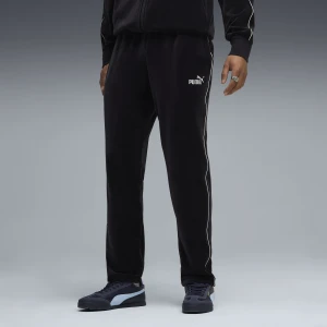 PUMA Męskie spodnie dresowe Essentials Elevated Velour, Akcesoria, Niebieski,
