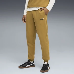 PUMA Męskie spodnie dresowe Essentials z dwukolorowym logo No. 1, Odzież, Brązowy,
