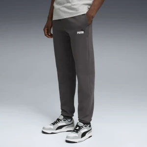 PUMA Męskie spodnie dresowe Essentials z dwukolorowym logo No. 1, Odzież, Szary,