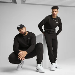 PUMA Męskie spodnie dresowe Essentials z logo No. 1, Odzież, Czarny,