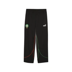 PUMA Męskie spodnie dresowe Maroko ftblStatement, Akcesoria, Czarny,