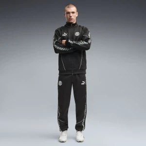 PUMA Męskie spodnie Olympique Marsylia KING Anthem, Akcesoria, Czarny
