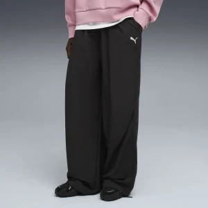 PUMA Męskie spodnie spadochroniarskie Wardrobe Essentials o kroju oversize, Akcesoria, Czarny,