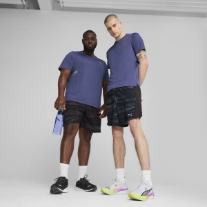 PUMA Męskie szorty do biegania z nadrukiem na całej powierzchni VELOCITY 7", Akcesoria, Czarny,