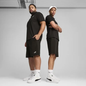 PUMA Męskie szorty Essentials 10" z logo No. 1 z dżerseju, Odzież, Czarny,