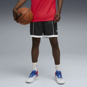 PUMA Męskie szorty koszykarskie Hoopaverse Mesh 6", Akcesoria, Czarny,
