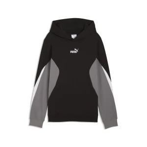 PUMA Młodzieżowa bluza z kapturem Essentials Block, Akcesoria, Czarny,