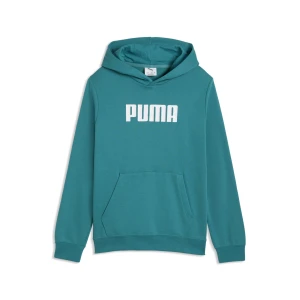 Zdjęcie produktu PUMA Młodzieżowa bluza z kapturem z logo Essentials, Odzież, Zielony