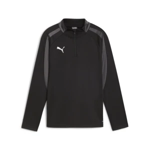 PUMA Młodzieżowa bluza z zamkiem 1/4 individualLIGA, Odzież, Czarny,