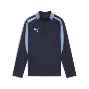 PUMA Młodzieżowa bluza z zamkiem 1/4 individualLIGA, Odzież, Niebieski,