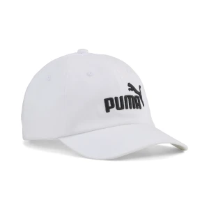 PUMA Młodzieżowa czapka z daszkiem Essentials z logo No. 1, Akcesoria, Biały,