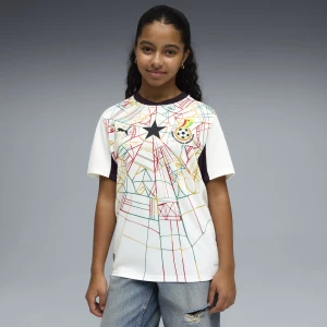 PUMA Młodzieżowa koszulka domowa Ghana 2026, Odzież, Biały,