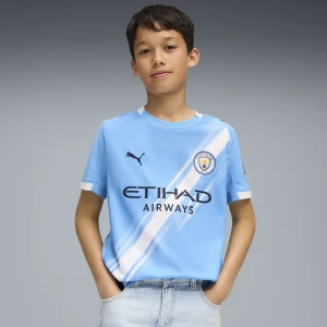 PUMA Młodzieżowa koszulka domowa Manchester City 25/26, Odzież, Niebieski,