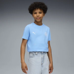 PUMA Młodzieżowa koszulka Manchester City FtblEssentials, Odzież, Niebieski,