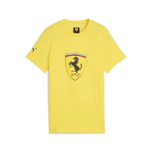 PUMA Młodzieżowa koszulka Scuderia Ferrari Sportswear ColouCzerwony Big Shield, Akcesoria, Żółty,