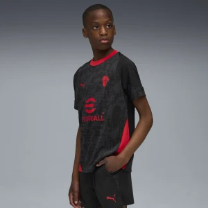 PUMA Młodzieżowa koszulka treningowa AC Milan, Odzież, Czarny,