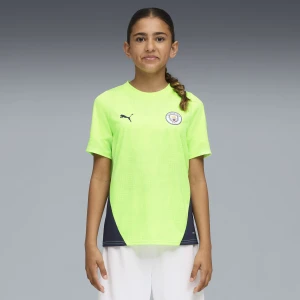 PUMA Młodzieżowa koszulka treningowa Manchester City, Odzież, Żółty,