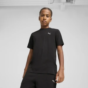 PUMA Młodzieżowa koszulka WARDROBE ESS, Odzież, Czarny,