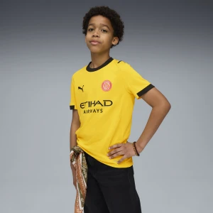 PUMA Młodzieżowa koszulka wyjazdowa Girona FC 25/26, Odzież, Żółty,
