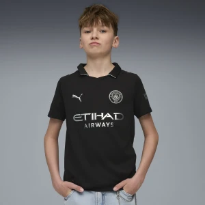 PUMA Młodzieżowa koszulka wyjazdowa Manchester City 25/26, Odzież, Czarny,