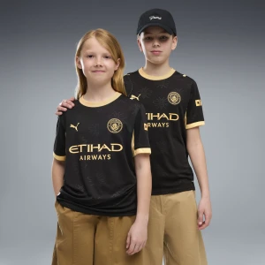 PUMA Młodzieżowa koszulka wyjazdowa Manchester City 26 / 27, Odzież, Czarny