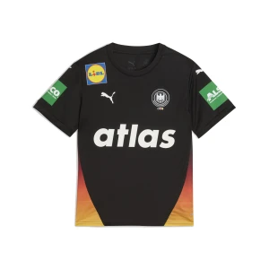 PUMA Młodzieżowa koszulka wyjazdowa niemieckiej reprezentacji w piłce ręcznej, Odzież, Czarny,