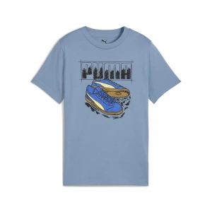 Zdjęcie produktu PUMA Młodzieżowa koszulka z grafiką sneakersów, Odzież, Niebieski