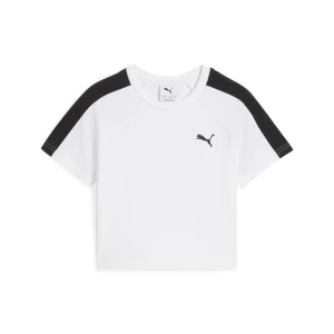 PUMA Młodzieżowa krótka koszulka T7, Akcesoria, Biały,