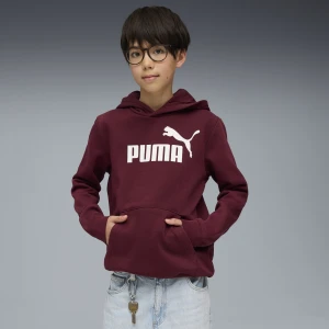 Zdjęcie produktu PUMA Młodzieżowa polarowa bluza z kapturem ESS z logo No. 1, Odzież, Czerwony