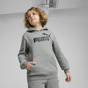 Zdjęcie produktu PUMA Młodzieżowa polarowa bluza z kapturem ESS z logo No. 1, Odzież, Szary