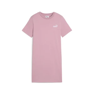 PUMA Młodzieżowa sukienka Essentials z małym logo No. 1 i krótkim rękawem, Akcesoria, Różowy,