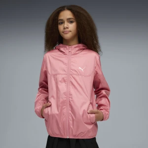 PUMA Młodzieżowa wiatrówka Essentials o standardowym kroju, Odzież, Różowy,