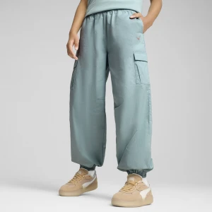 PUMA Młodzieżowe bojówki BUTTERFLY VIBE, Odzież, Zielony,