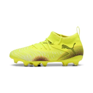 PUMA Młodzieżowe buty piłkarskie FUTURE 8 MATCH FG/AG, Buty, Żółty,