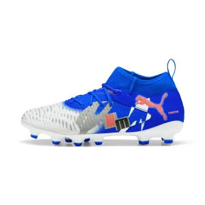 PUMA Młodzieżowe buty piłkarskie FUTURE 8 MATCH FOREVER FG/AG, Buty, Biały,