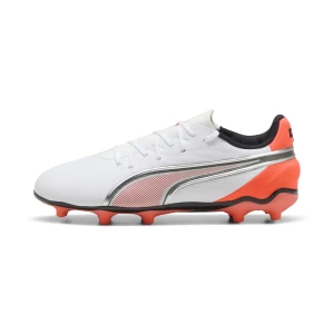 PUMA Młodzieżowe buty piłkarskie KING Match FG/AG, Buty, Biały,