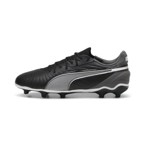 PUMA Młodzieżowe buty piłkarskie KING Match FG/AG, Buty, Czarny,
