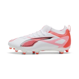 PUMA Młodzieżowe buty piłkarskie ULTRA 5 MATCH FG/AG, Buty, Biały,