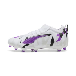 PUMA Młodzieżowe buty piłkarskie ULTRA 5 MATCH FOREVER FG/AG, Buty, Biały,