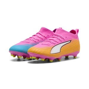 PUMA Młodzieżowe buty piłkarskie ULTRA 6 MATCH FG/AG, Buty, Różowy,